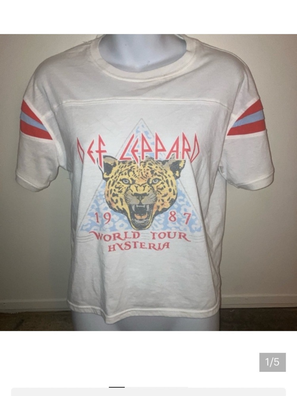 Woman’s Vinyl Icons Def Leppard Top